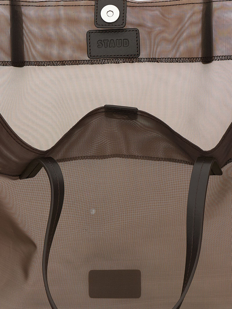 Staud Christos Brown Polyamide Tote Bag