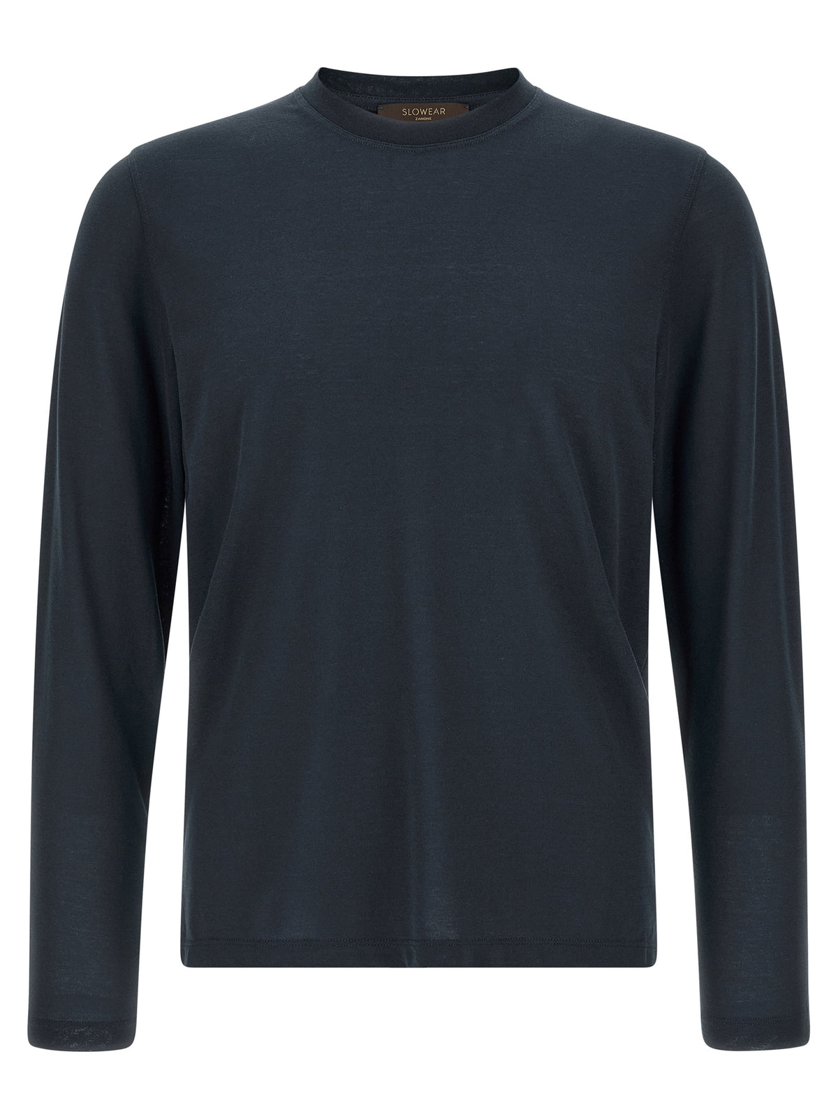 ZANONE Blue Cotton T-Shirt