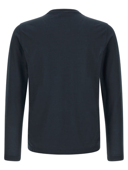 ZANONE Blue Cotton T-Shirt