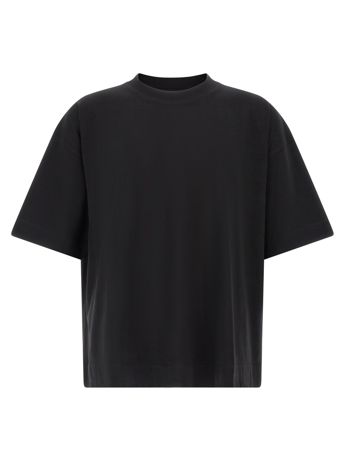 T-shirt noir en coton Dries Van Noten