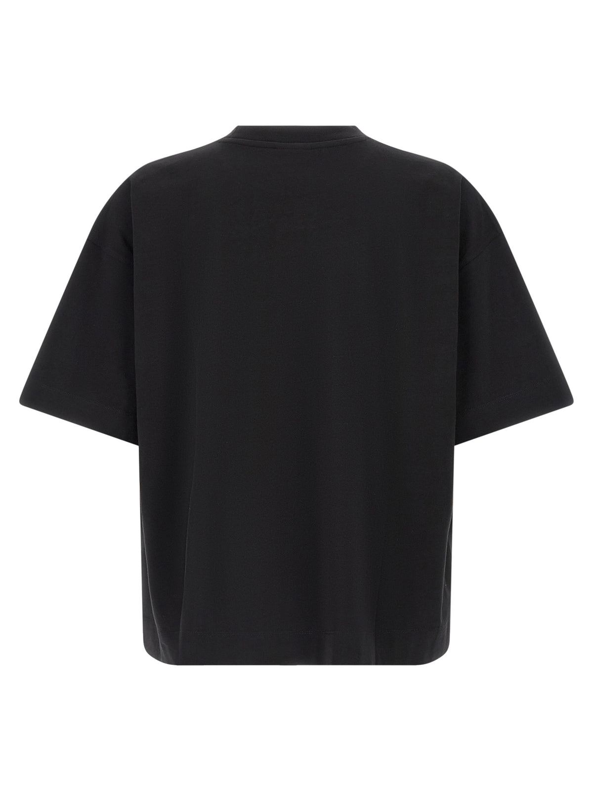 T-shirt noir en coton Dries Van Noten