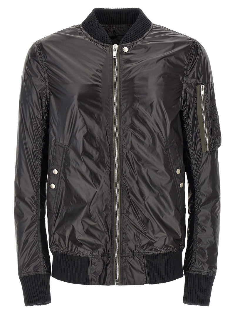 Bomber en nylon noir Rick Owens