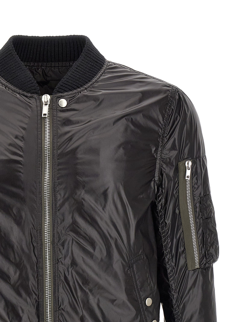 Bomber en nylon noir Rick Owens