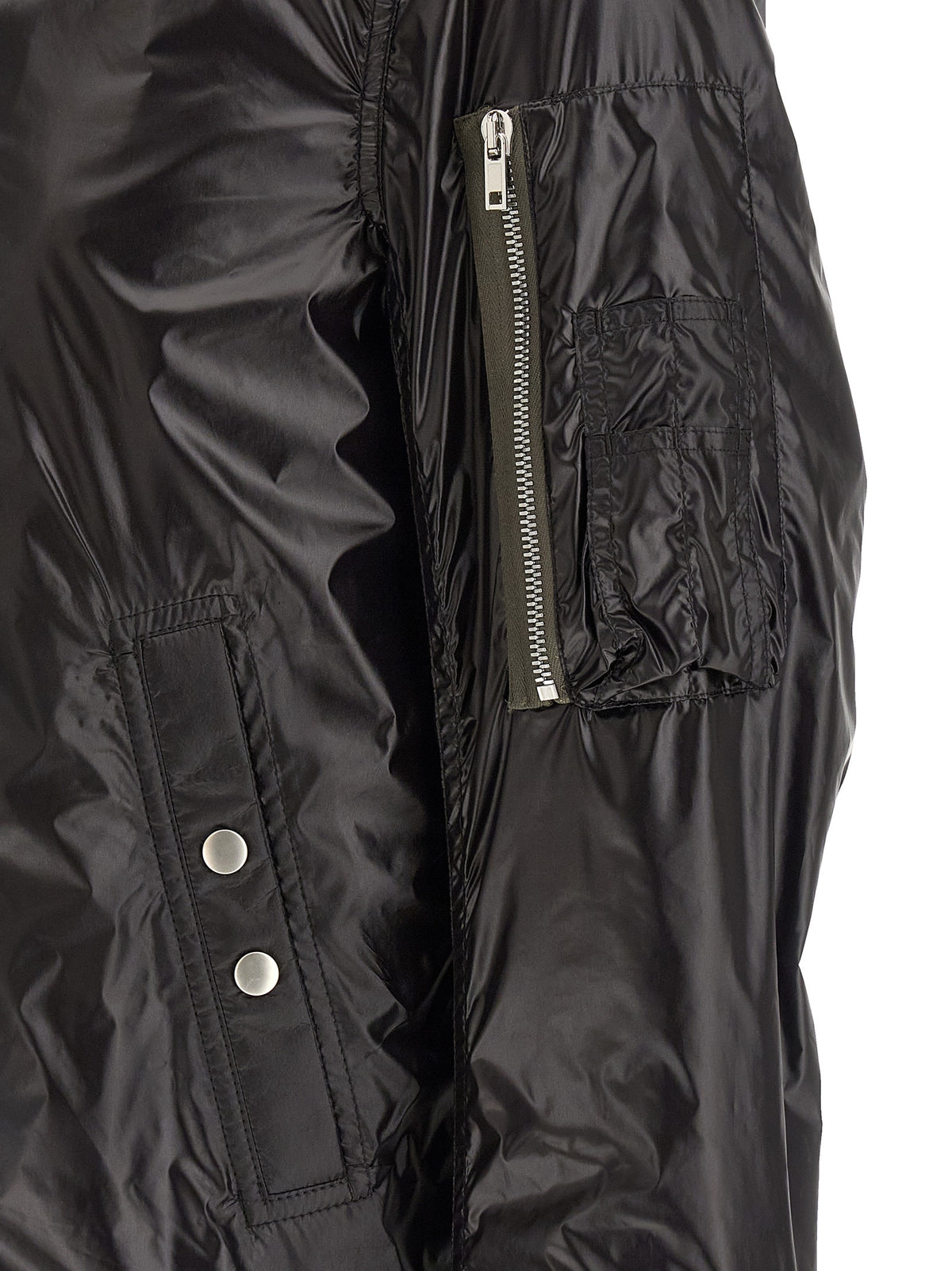 Bomber en nylon noir Rick Owens