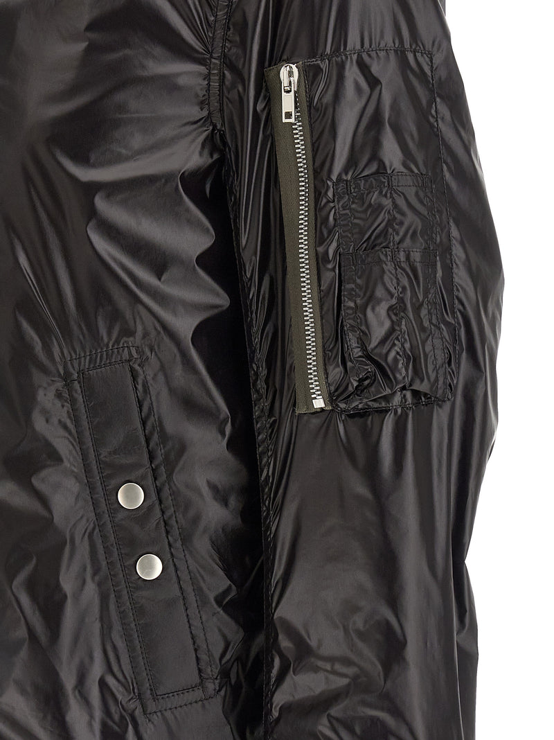 Bomber en nylon noir Rick Owens