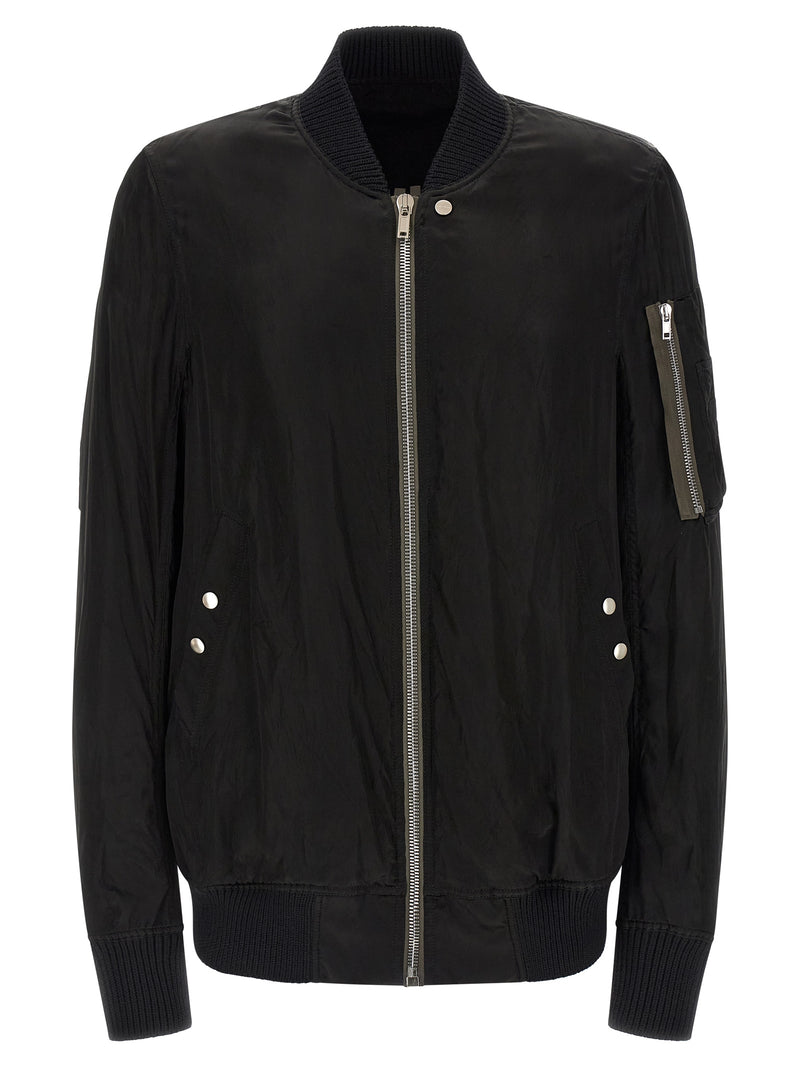 Blouson bombardier Rick Owens noir cuivré
