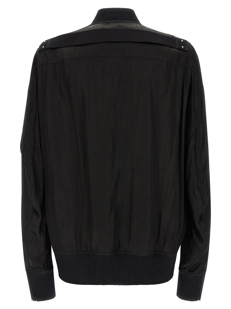 Blouson bombardier Rick Owens noir cuivré