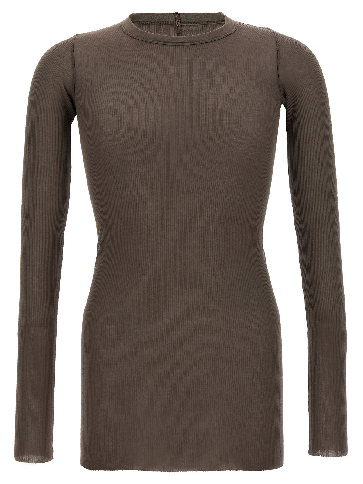 Rick Owens Gray Viscose T-Shirt