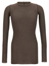 Rick Owens Gray Viscose T-Shirt