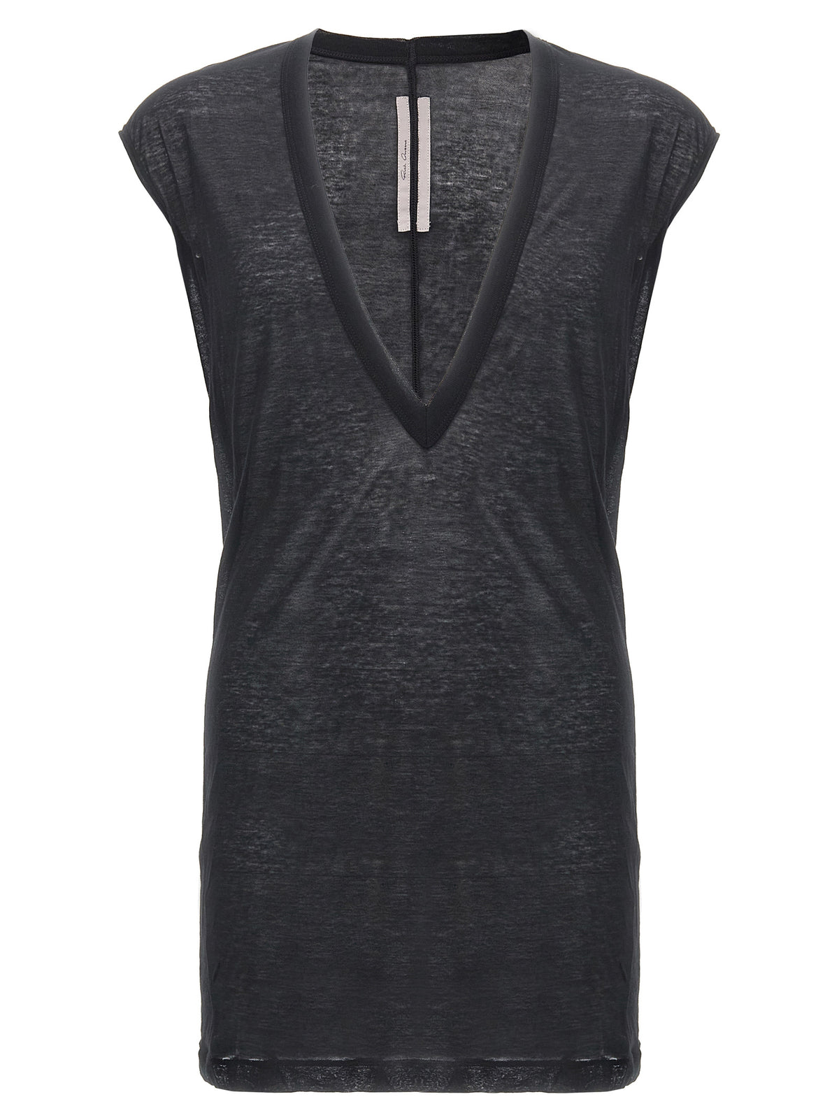 T-shirt en coton noir Rick Owens