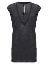 T-shirt en coton noir Rick Owens
