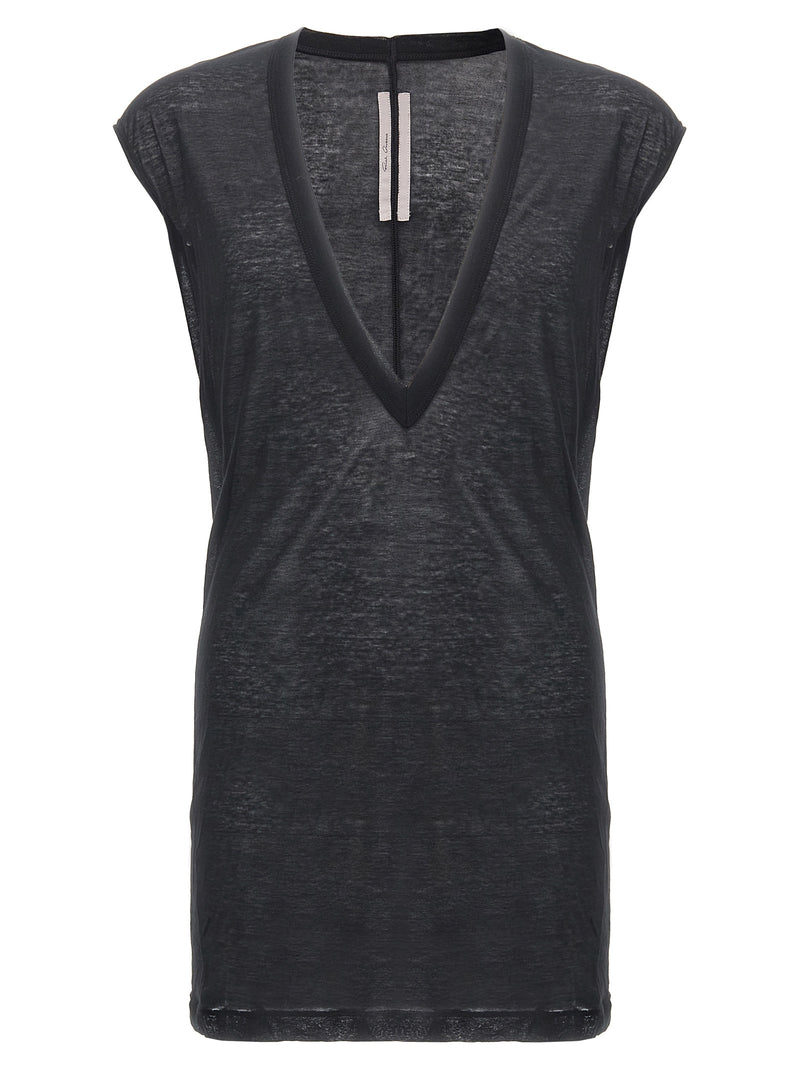 T-shirt en coton noir Rick Owens
