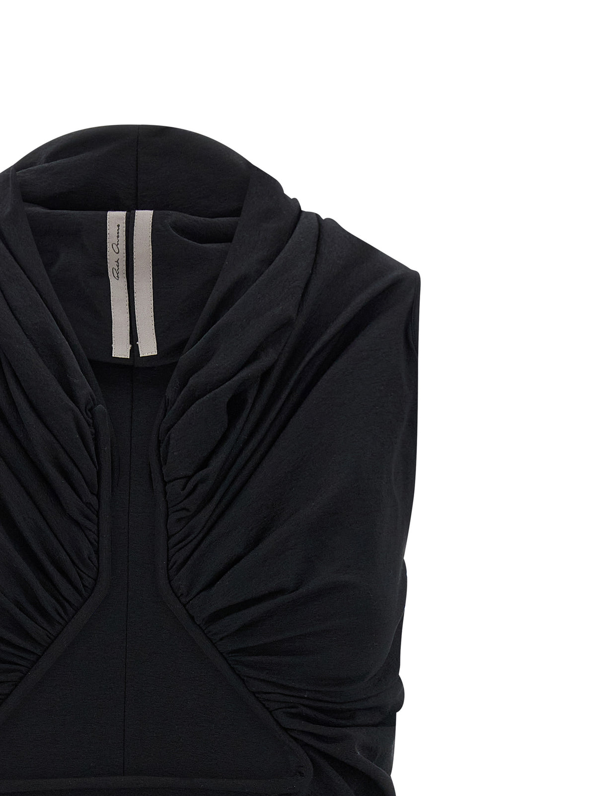 Débardeurs en coton noir Rick Owens