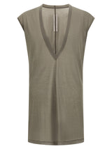T-shirt en coton gris Rick Owens
