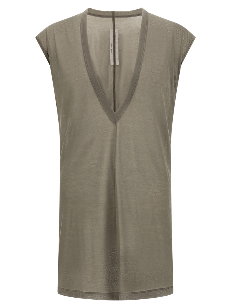 T-shirt en coton gris Rick Owens