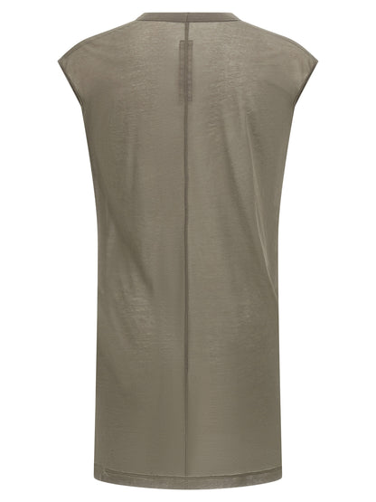 Rick Owens Gray Cotton T-Shirt