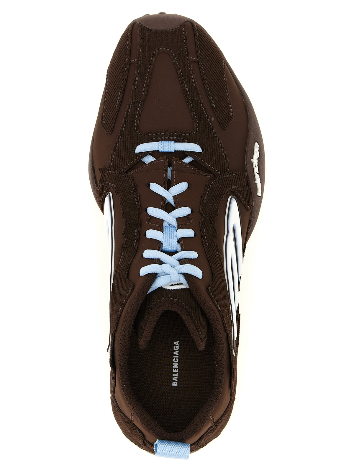 Baskets de sport Balenciaga en polyester marron