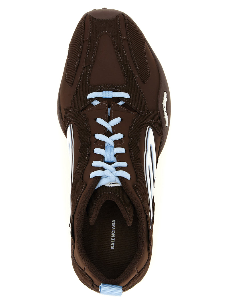 Baskets de sport Balenciaga en polyester marron