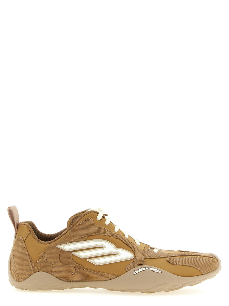 Balenciaga Beige Polyester Athletic Sneakers