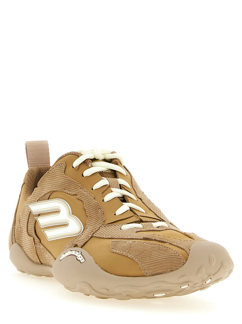 Balenciaga Beige Polyester Athletic Sneakers