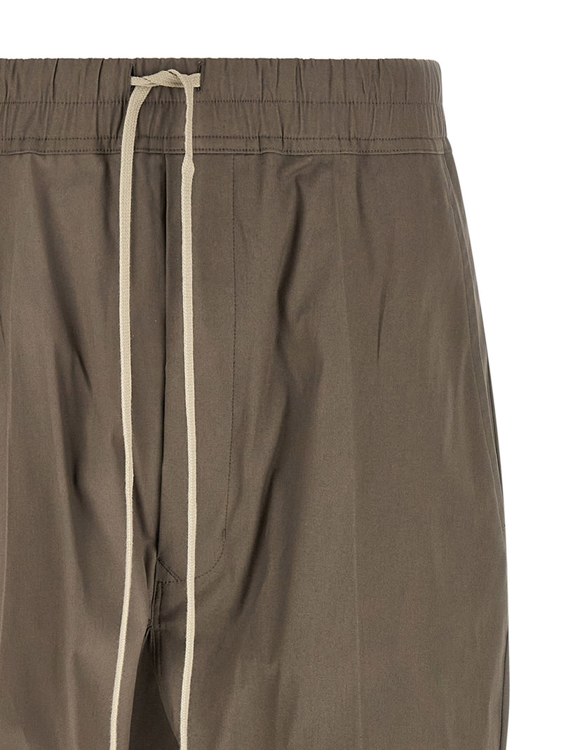 Rick Owens Gray Cotton Casual Pants