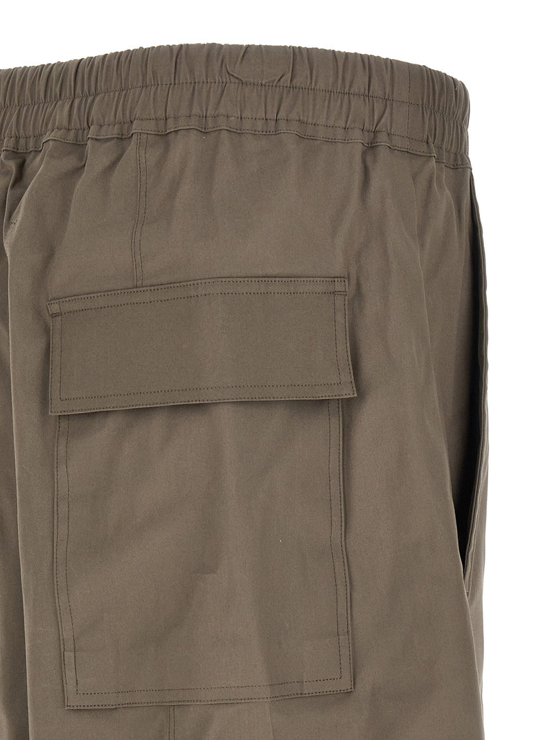 Rick Owens Gray Cotton Casual Pants