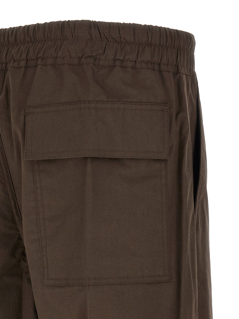 Pantalon décontracté en coton marron Rick Owens