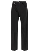 Rick Owens Black Wool Jeans Denim