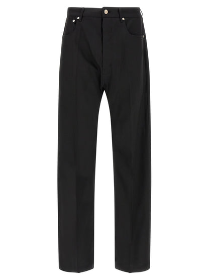 Rick Owens Black Wool Jeans Denim