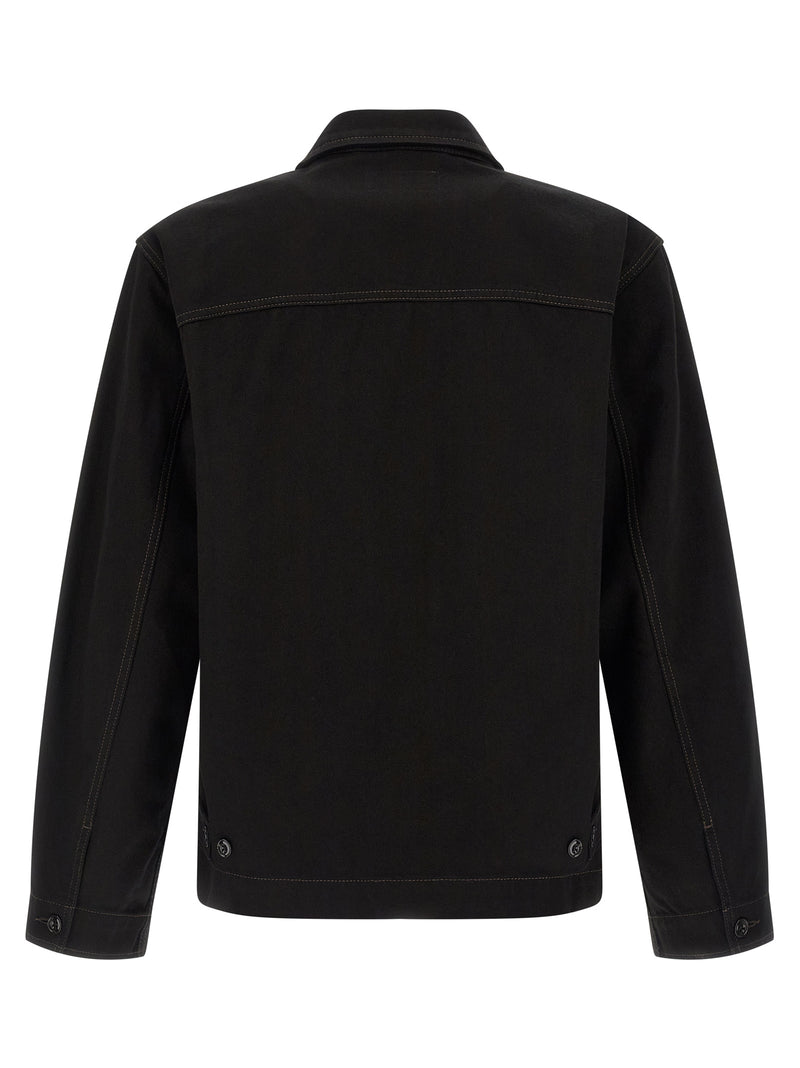 Lemaire Black Cotton Denim Jacket