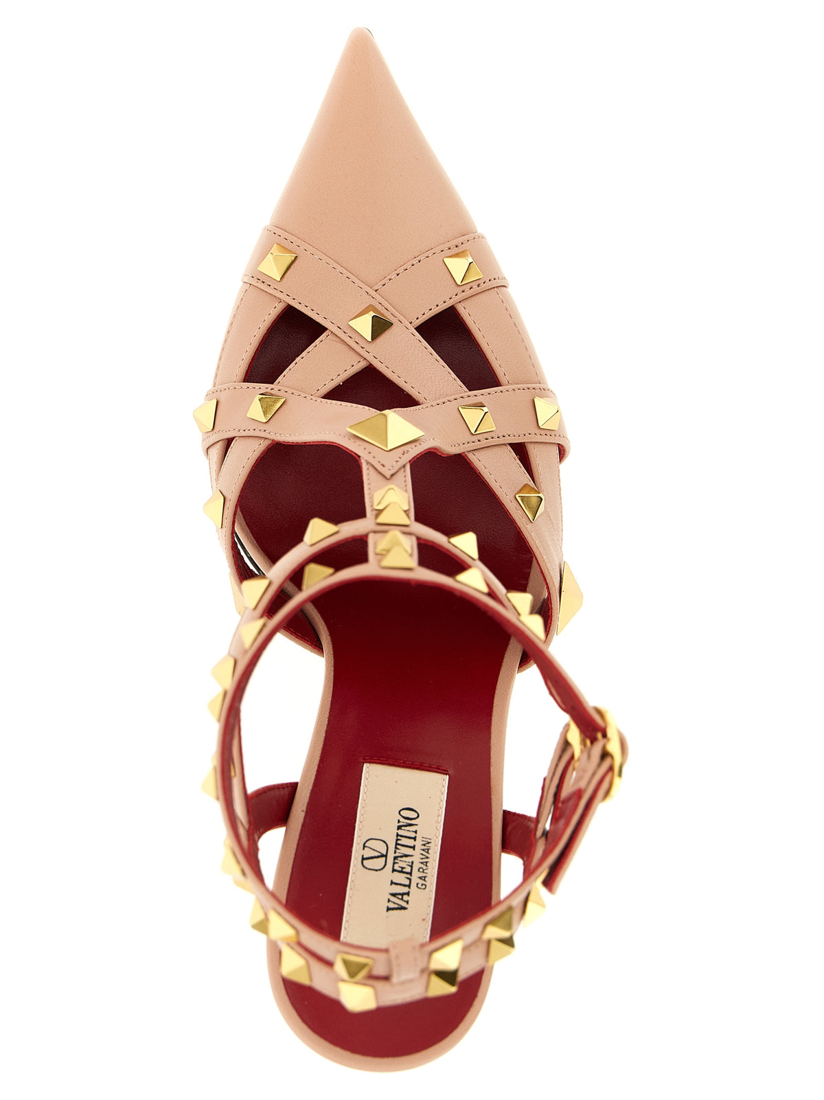Escarpins à talons hauts en cuir de veau multicolore Valentino Garavani
