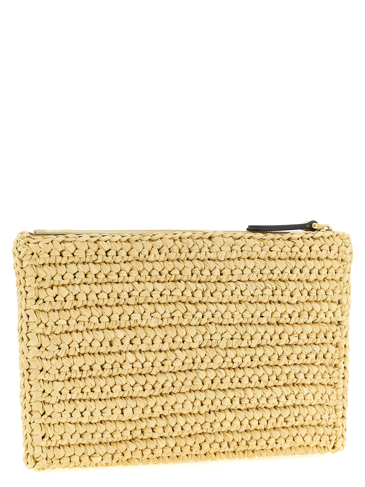 Pochette Valentino Garavani en viscose blanche
