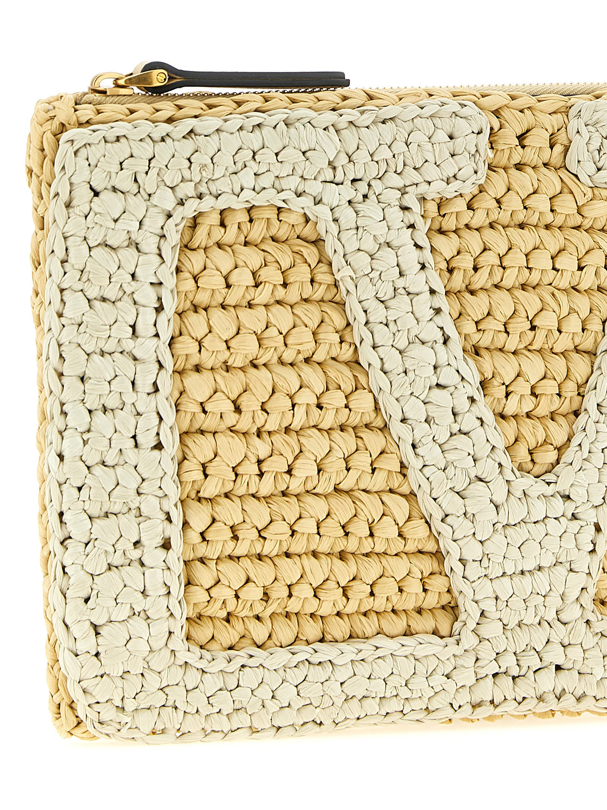 Pochette Valentino Garavani en viscose blanche