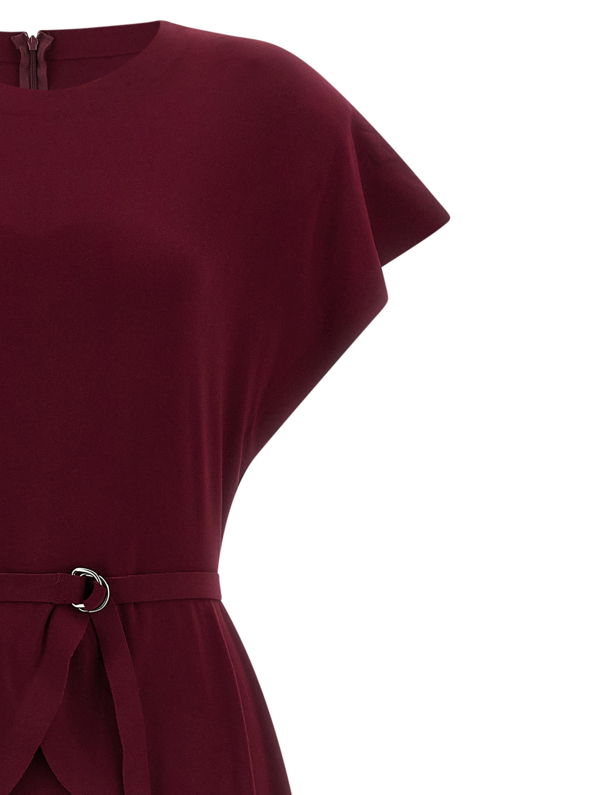 Robe midi Norma Kamali en polyester bordeaux