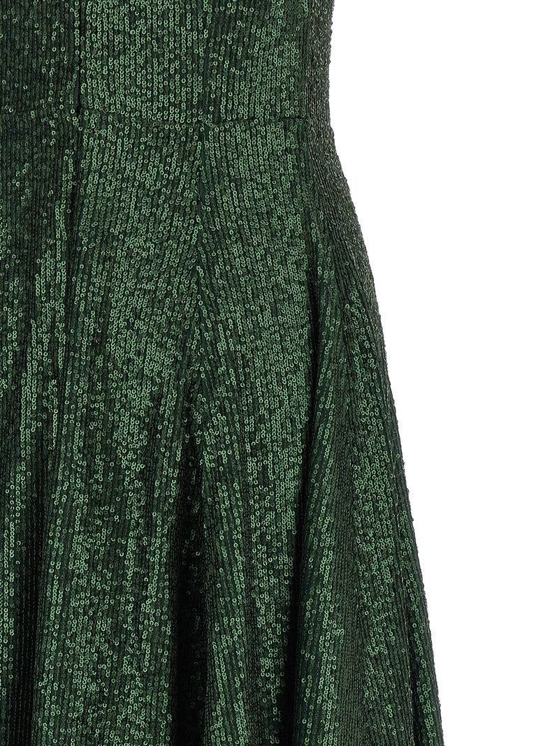 Norma Kamali Bicolor Polyester Long Dress