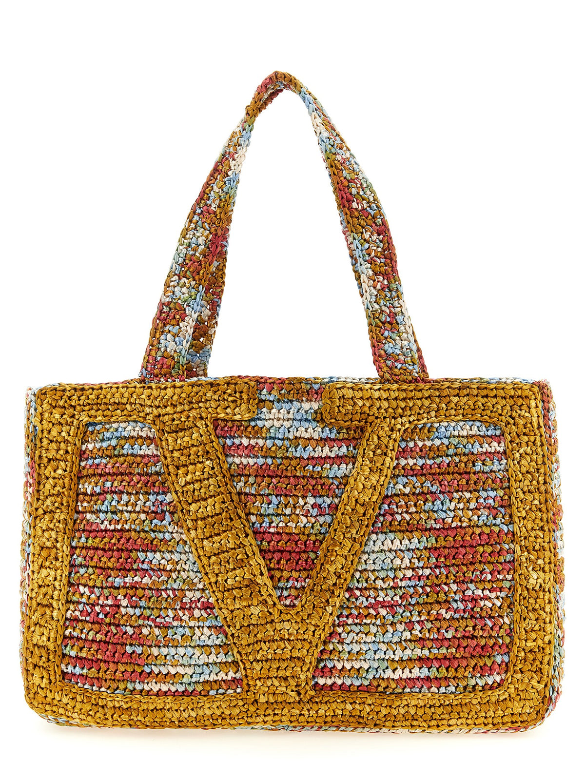 Sac cabas multicolore en viscose Valentino Garavani