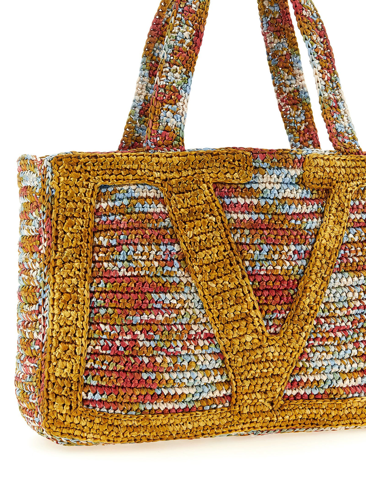 Sac cabas multicolore en viscose Valentino Garavani