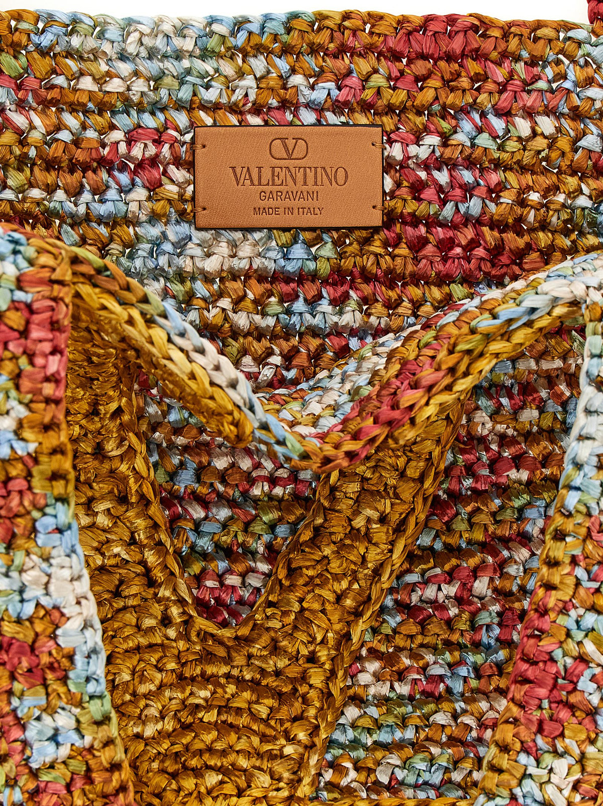 Sac cabas multicolore en viscose Valentino Garavani