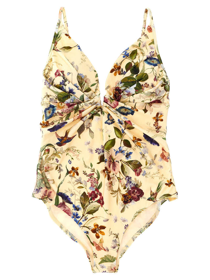 Zimmermann Patience Multicolor One-Piece Swimsuit