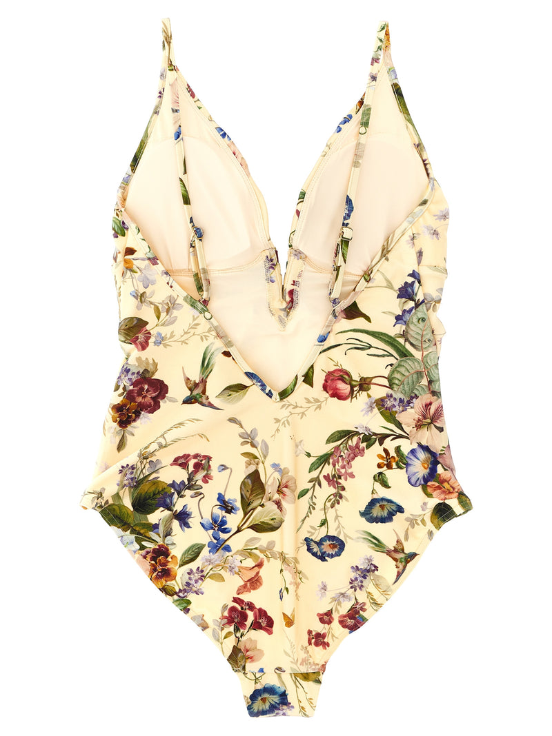 Zimmermann Patience Multicolor One-Piece Swimsuit