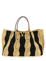 Valentino Garavani Beige Viscose Handbag - VLogo Signature