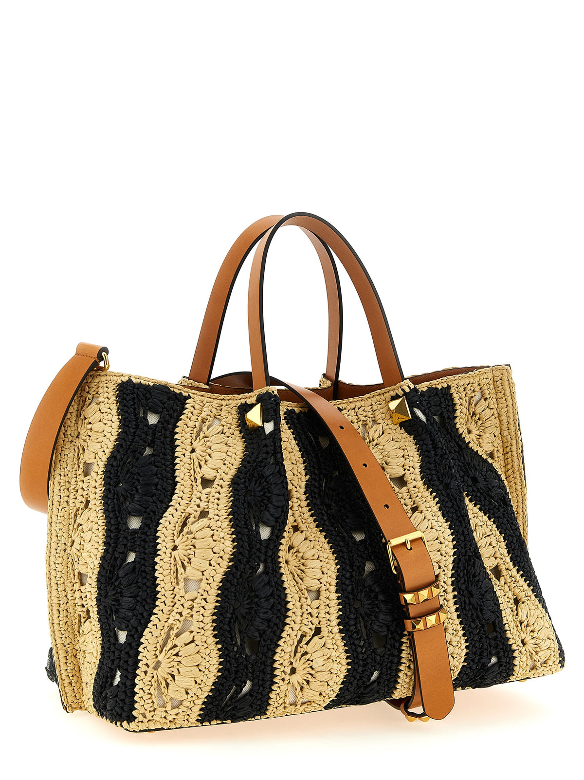 Valentino Garavani Beige Viscose Handbag - VLogo Signature