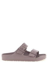 Sandales plates synthétiques violettes Birkenstock