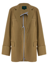 Blazer en coton beige MAISON JEJIA