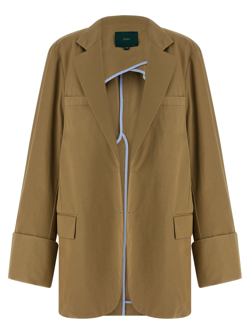 Blazer en coton beige MAISON JEJIA
