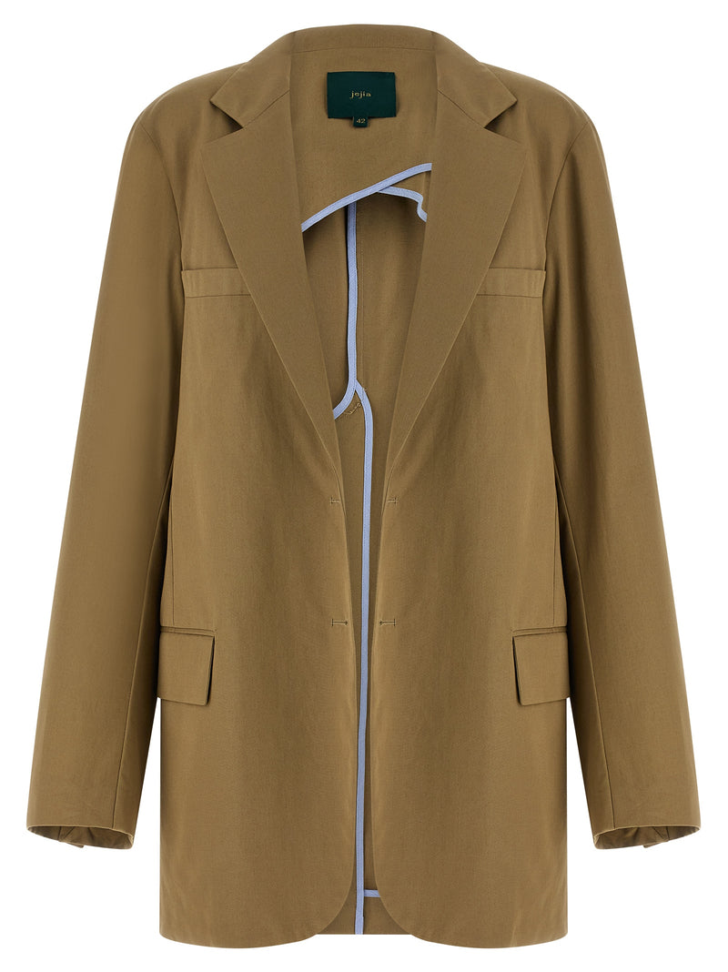 Blazer en coton beige MAISON JEJIA