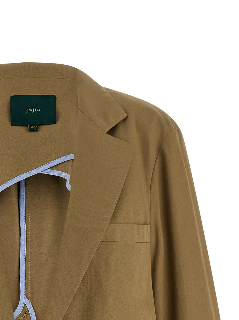 Blazer en coton beige MAISON JEJIA