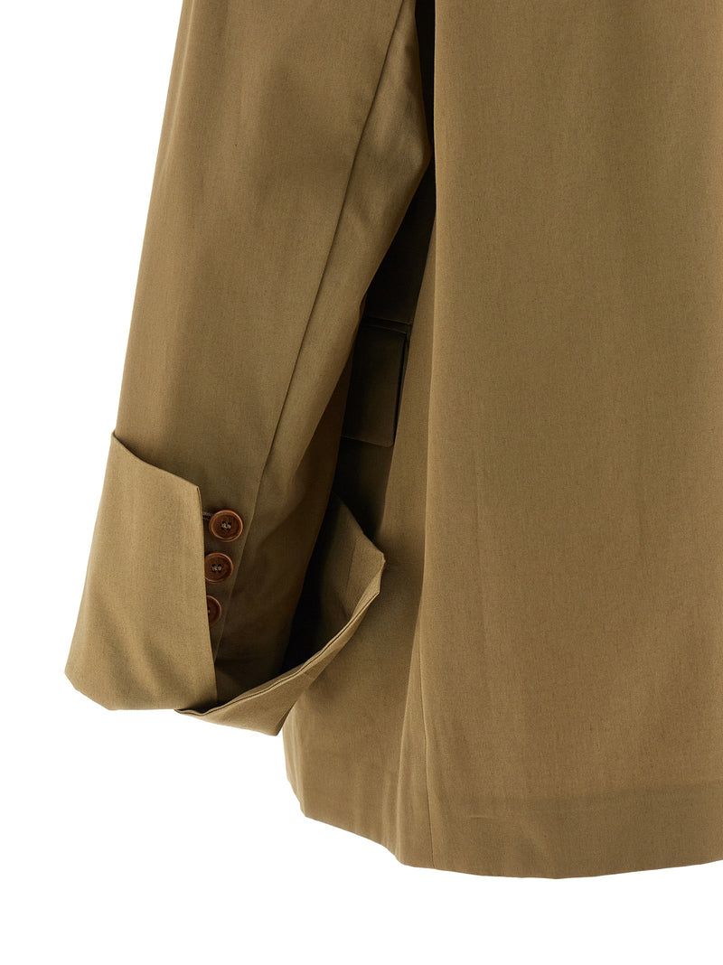 Blazer en coton beige MAISON JEJIA