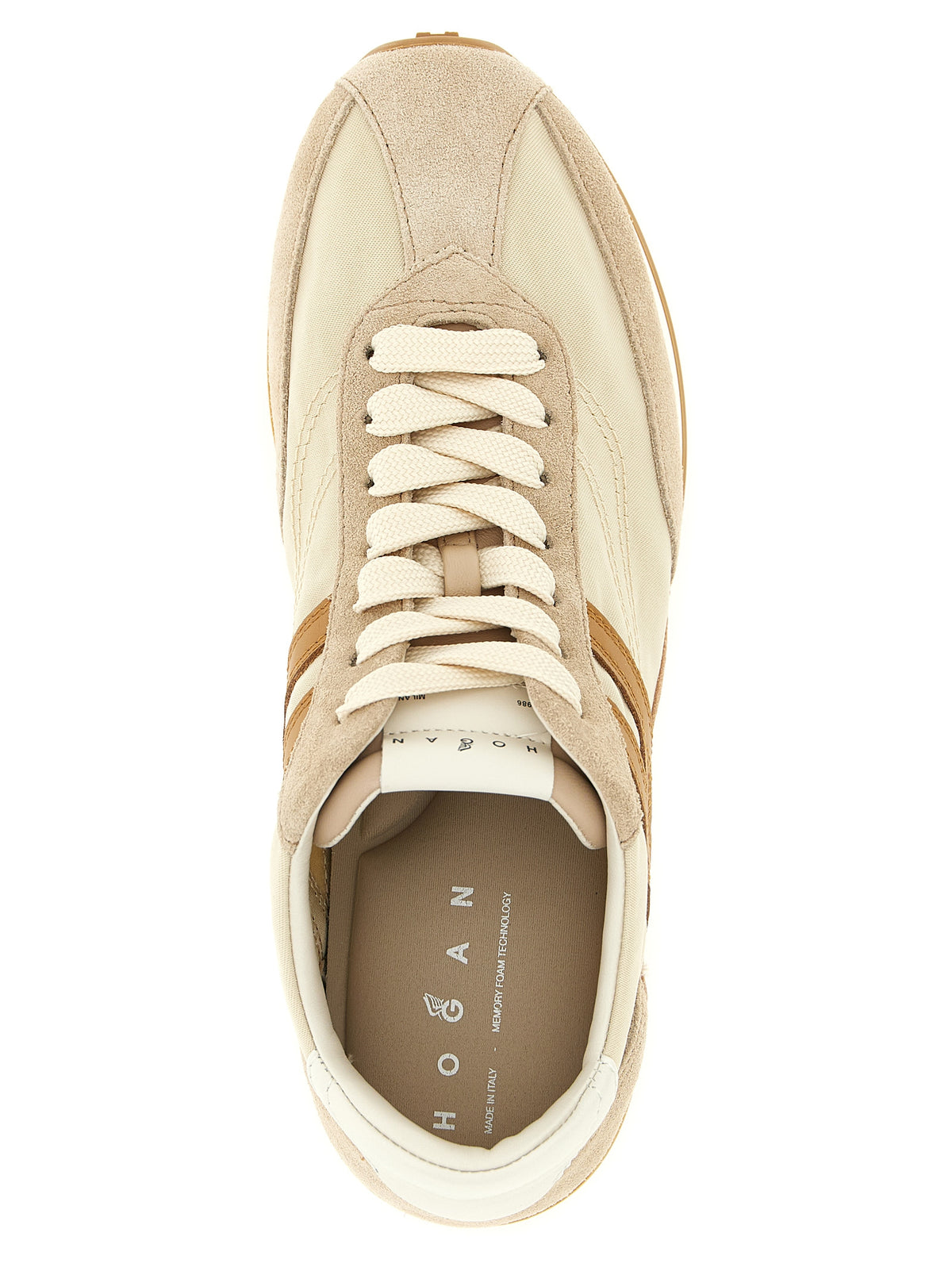 Baskets athlétiques Hogan en polyamide beige