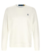 Polo Ralph Lauren Sweat-shirt en coton blanc